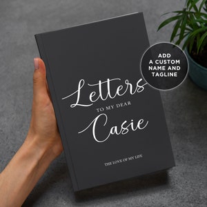 Letters to Wife Grief Journal, Memorial Gift, Sympathy Gift for Widow Husband, Sympathy Wife Loss Gift, Loss of Wife Grief Mourning Gift