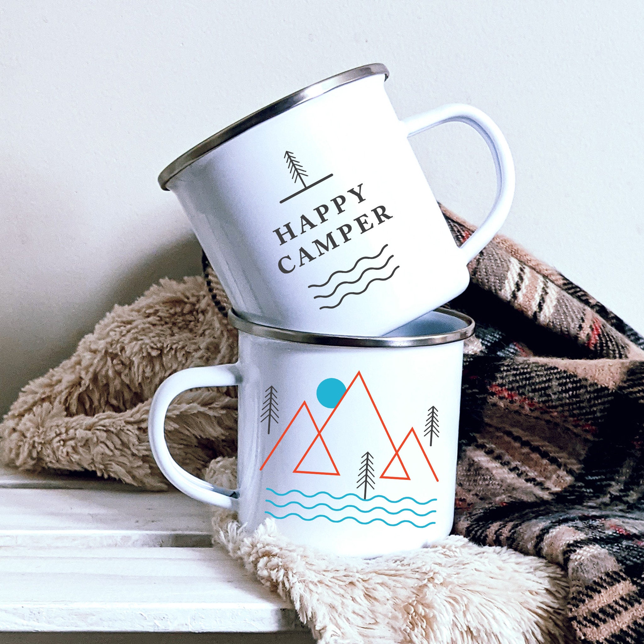  Unique Idea Single mom 12oz Camper Mug, Happy mums Day