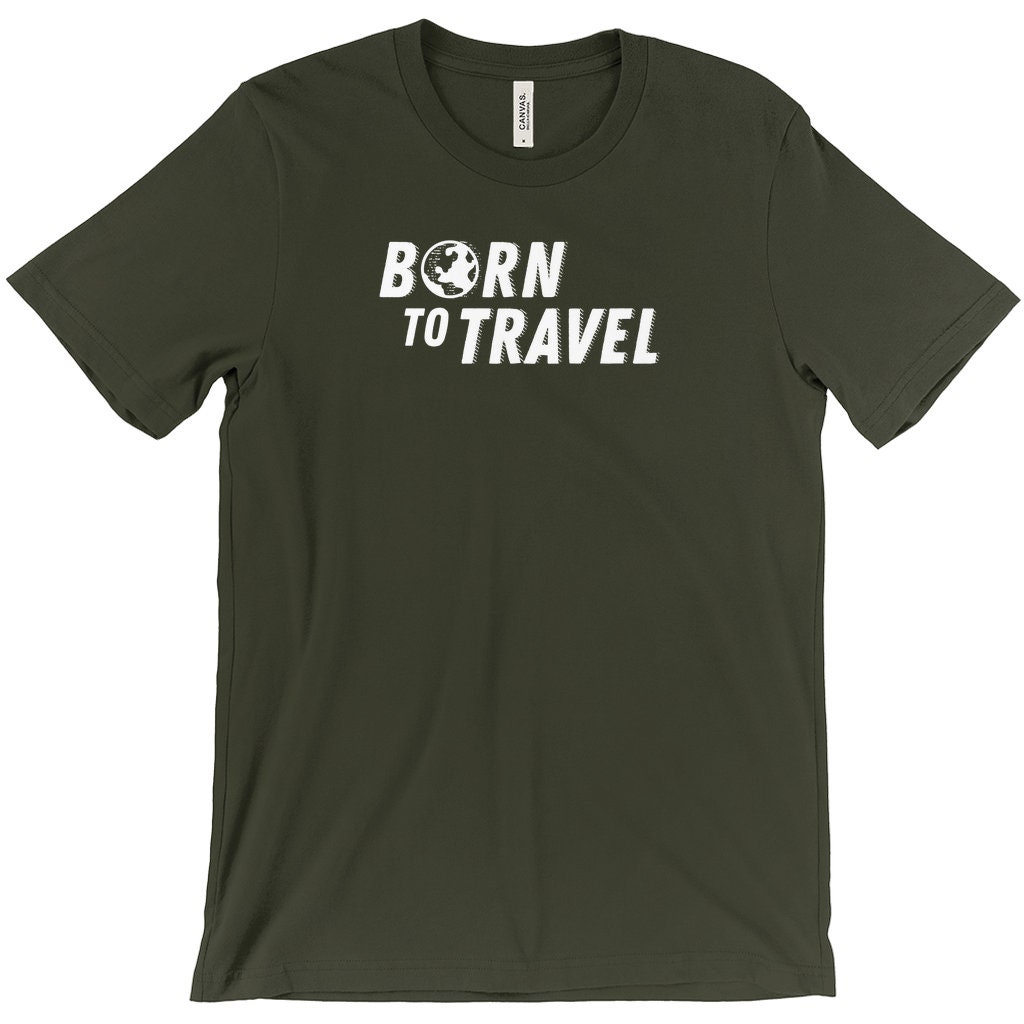 Born to Travel Shirt: Unique Mens Shirt. Gifts for Travelers - Etsy UK