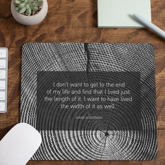 Daily Inspiration Mouse Pad: Cool Office Decor. Laptop Mouse Pad, Computer Mousepad, Desk Pad, Desk Organization, Motivational Quote Gifts.