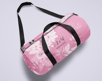 Personalized Duffle Bag, Custom Bridesmaid Gift, Duffel Bag, Fitness Bag, Gym Bag, Sport Bag, Camp Bag, Weekender Bag Women, Overnight Bag