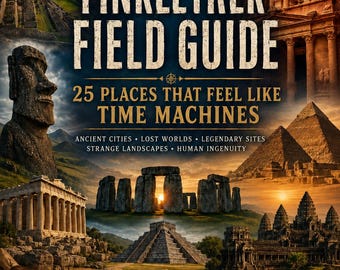 Ancient Wonders Field Guide PDF, 25 Lost Cities & World History Visual Guide, Homeschool History Printable