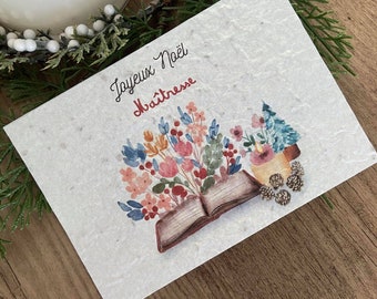 Joyeux Noel Maitresse Etsy