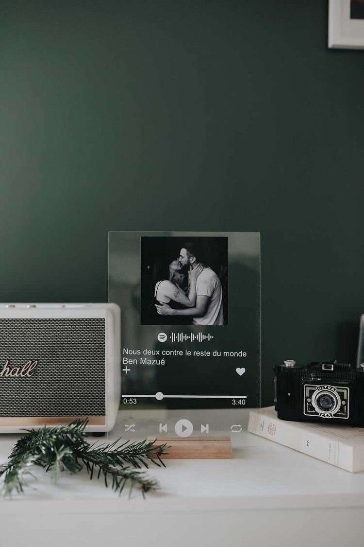 Plaque Spotify Personnalisée - Plaque Album Cover Album