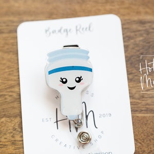 Sonographer Badge Reel, Ultrasound Wand Badge Reel, Funny badge reel, ultrasound tech, rdms gift