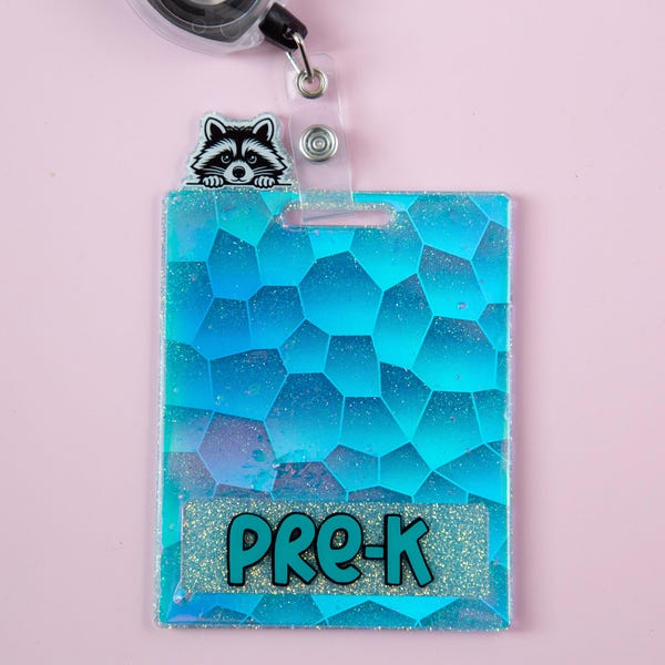 Raccoon Badge Buddy