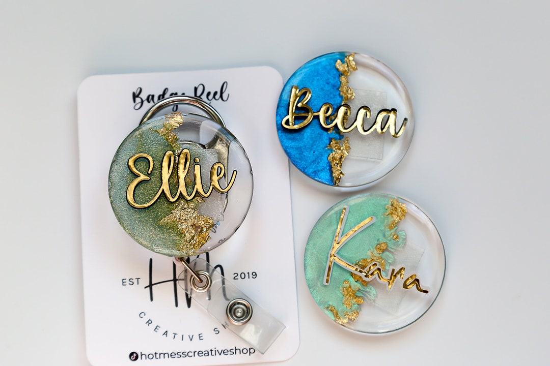 Custom Name Badge Reel Nurse Badge Reel Personalized ID Holder custom-name-badge-reel-nurse-badge-reel-personalized-id-holder