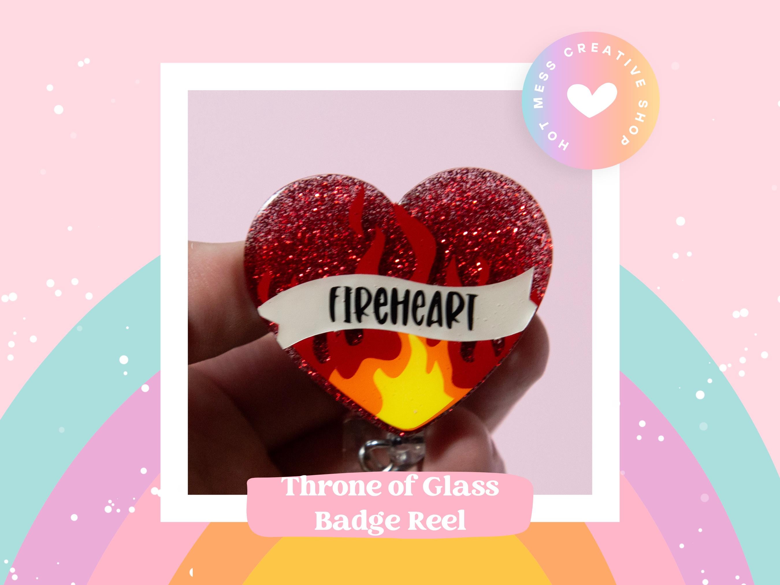 Fireheart Badge Reel, Book Lovers, Booktok, TOG - Etsy