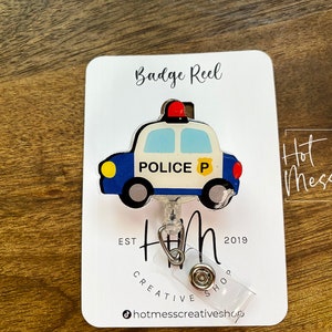 Police Badge Reel -  Singapore