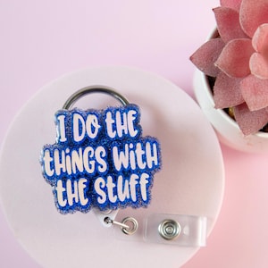 Ich mache die Dinge mit dem Stuff Badge Reel, einziehbaren Acrylic Badge Reel