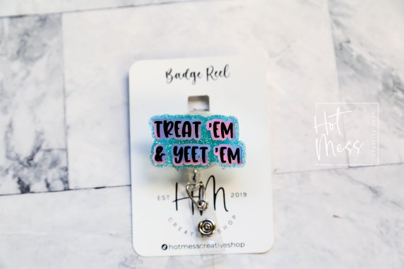 Get Your Shift Together Hand Made Resin Badge Reel Cute Funny  Interchangeable Badge Holder for Nurses Medical Hospital -  Canada