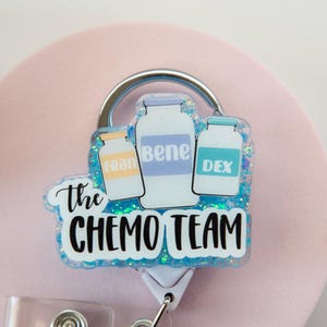 The Chemo Team Badge Reel, Oncology ID Holder
