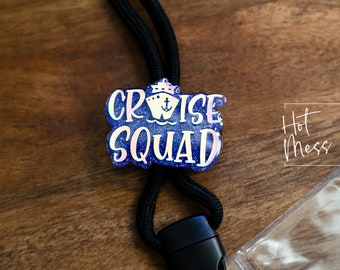 Cruise Squad Cruse Lanyard, Personalized Cruise Lanyard,  Lanyard for keys