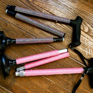 Rhinestone cane, Sparkle Cane, Custom Cane, Walking Cane, walking stick, mobility aid
