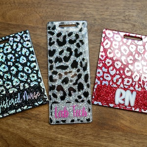 Leopard Print Badge Buddy