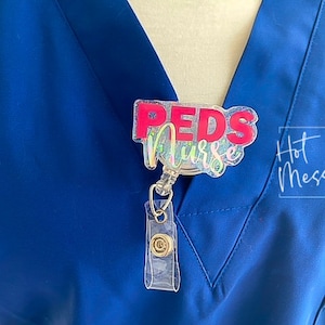 Ped Nurse Badge Reel -  UK
