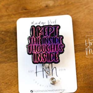 Ik heb de inside-gedachten bewaard in de badgehaspel, Ridioc-badgereel, verwisselbare badgehaspel, boekenliefhebbers, Booktok, 4e vleugel
