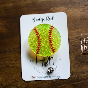 Softball Abzeichen Reel, Baseball Trainer Abzeichen Reel, Sportcoach Abzeichen Reel, Sport Abzeichen Reel
