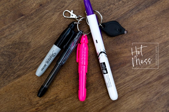 Badge Reel Accessories, Mini Pen, Keychain, Mini Sharpie®, Mini