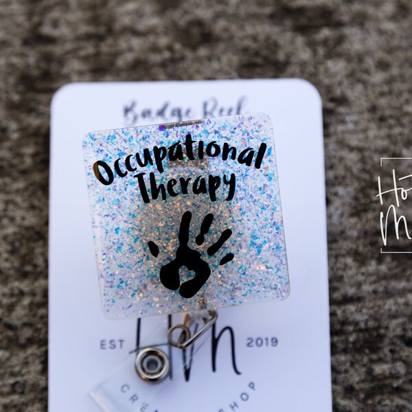 Occupational Therapy Badge Reel Etsy