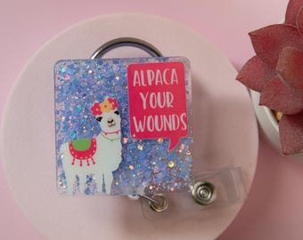 Alpaca - Porta badge per infermieri specializzati in cura delle ferite