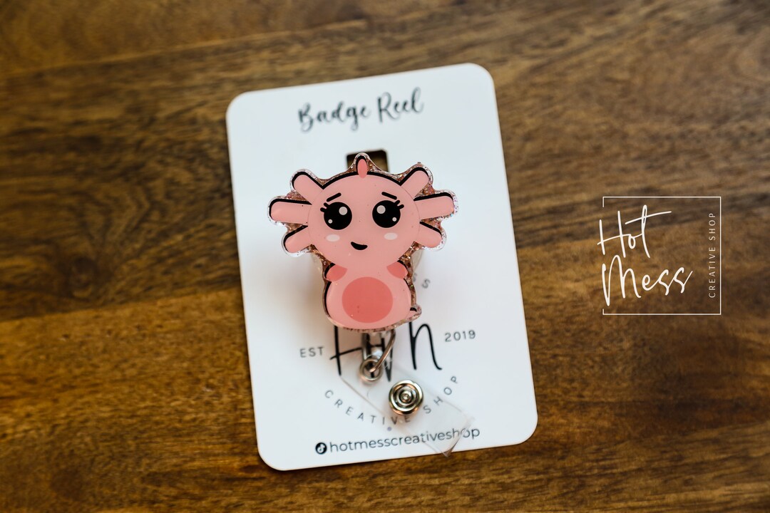 Buy Axolotl ID Badge Holder Cute Lanyards Keychain Lanyard Lanyards For - View #9