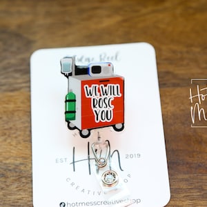 Funny Badge Reel, We will ROSC you, ID Holder, ER Badge Reel