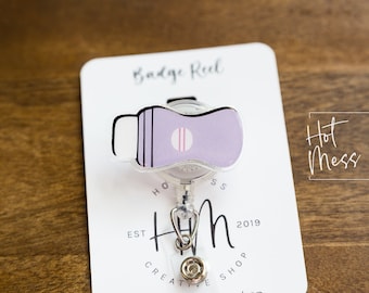 Pregnancy Test Badge Reel, OBGYN ID Holder, Public Health Badge