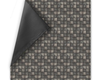 Stone Floor Map, DnD Cloth Battle Map, size L/M/S