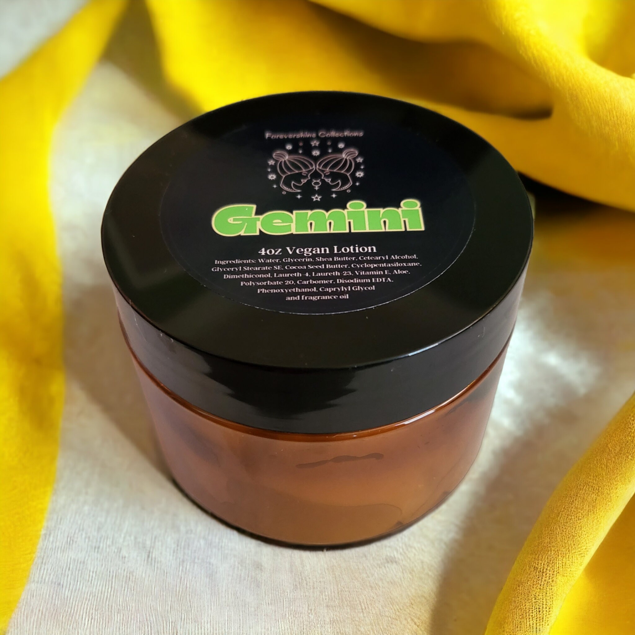 Gemini Zodiac Lotion: Citrus Peach Scent - 4oz Vegan Handmade - Etsy