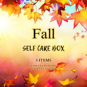 Fall Self Care Box - Self Care Box - Fall Lover Gifts - Fall Scented Self Care - Fall Birthday - Fall Scents