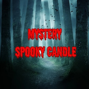 Mystery Spooky Candle - Horror Candle - Horror Lover - Scary Gifts - Scary Candles - Mystery Box - Spooky Mystery Box
