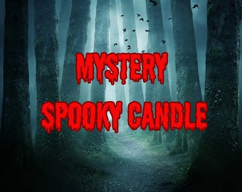 Mystery Spooky Candle: 4oz Horror Gift Box