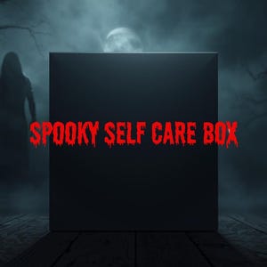 Scary Self Care Box: Horror, Gothic, Spooky Box, Halloween Gifts
