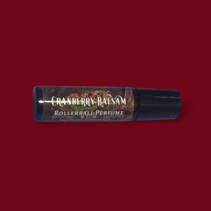 Cranberry Balsam Roller Ball Perfume - Pine Perfume - Cranberry Perfume - Pine Scented