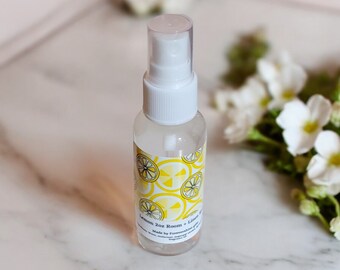 Lemon Scented Room & Linen Spray - 2oz Citrus Air Freshener