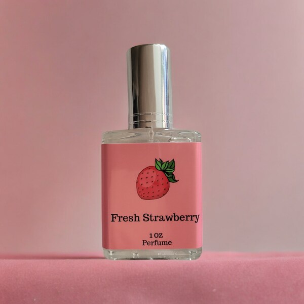 Strawberry Perfume - Strawberry Scented - Strawberry Gifts - Berry Perfume - Strawberry Lover