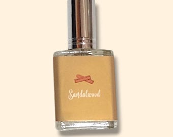 Sandalwood Perfume: Unisex Woodsy Scent (15ml)