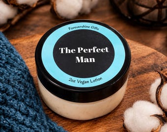 Perfect Man 2oz Vegan Lotion - Mini Lotion - Travel Lotion - Cologne Scented Lotion - Man Lotion - Guy Lotion
