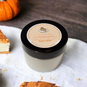 Pumpkin Cheesecake 4oz Lotion - Vegan Lotion - Handmade Lotion - Fall Scented Lotion- Lotion For Dry Skin - Pumpkin Scented