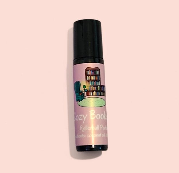 Cozy Bookstore Roll On Perfume - Roller Ball Perfume - Travel Perfume - Book Store Scented Perfume - Perfume Oil - Bookish Gifts