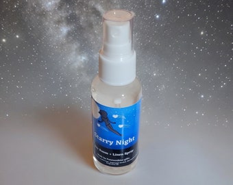 Starry Night Room Spray - Night Sky Room Spray - 2oz Room Spray - Air Freshener - Linen Spray - Refreshing Scents