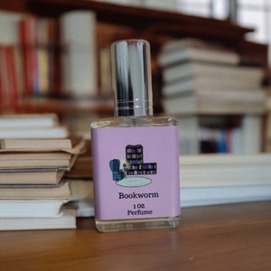 Bookworm Perfume - Book Scented Perfume - Library Perfume - Book Lover Gifts