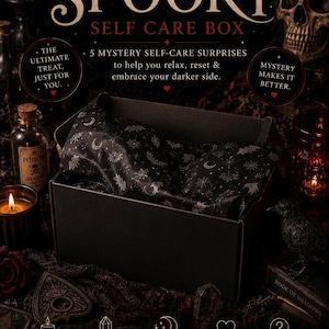 Spooky Self Care Box - Horror Lover Gifts - Halloween Gifts - Scary Gifts - Horror Lover