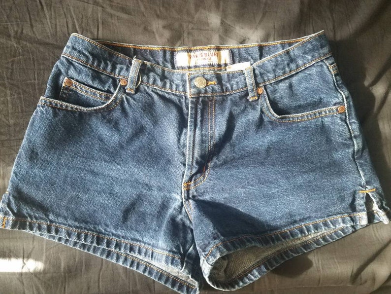 paris blues jean shorts