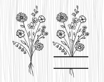 Flowers Svg Etsy
