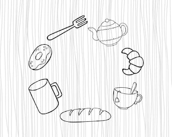 Kitchen Monogram Svg Etsy