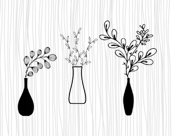 Download Flower Vase Svg Etsy Yellowimages Mockups