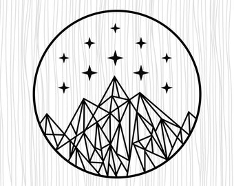 Free Free 307 Geometric Mountain Svg SVG PNG EPS DXF File