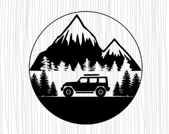 Download Jeep Cricut Etsy PSD Mockup Templates